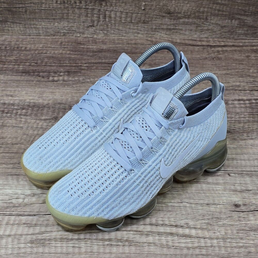 Nike Air VaporMax Flyknit 3 Women's Size 6.5 Gray Running Shoes (AJ6910-100) - Picture 9 of 9